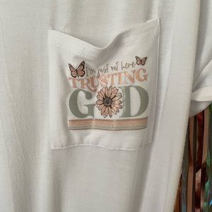 Trusting in God custom t-shirt dress